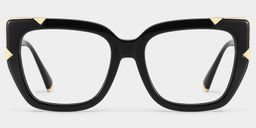 Feine schwarze Cateyes mit zeitloser Eleganz.1