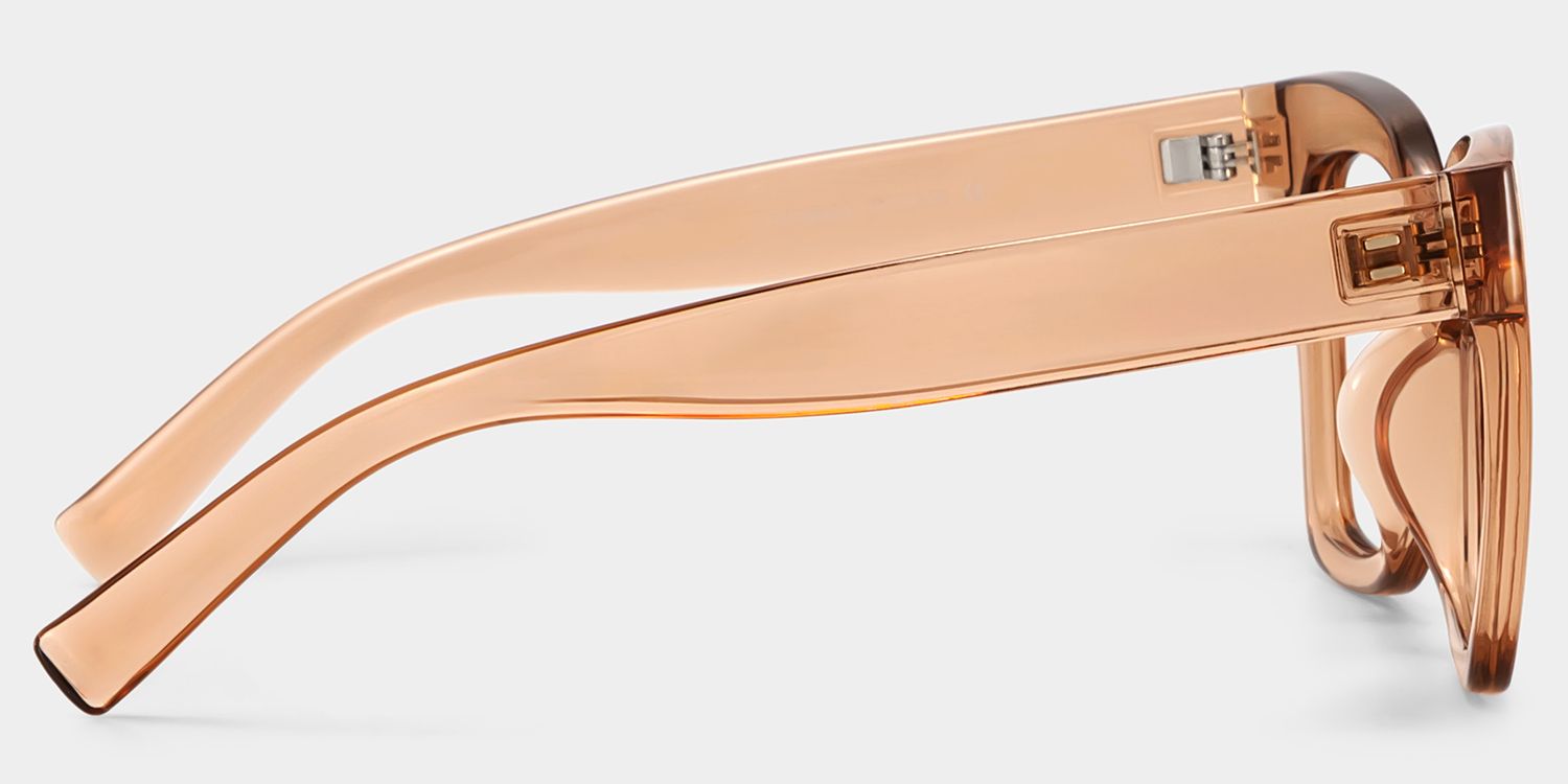 Malcolm Champagne Quadratische Brille3