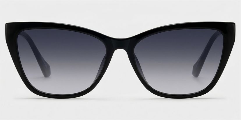Celeste Schwarz Cateye Brille