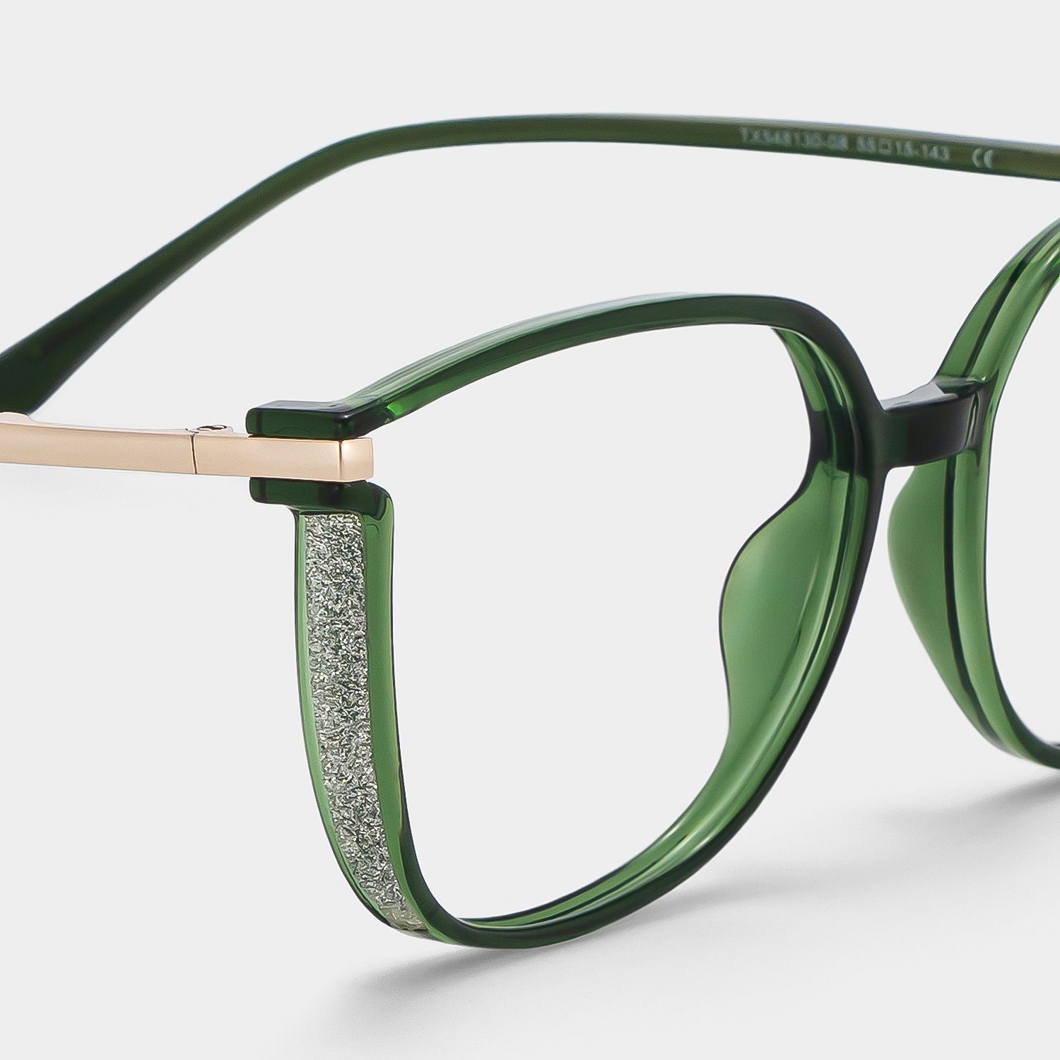 Walden Dunkelgrün Cateye Brille4