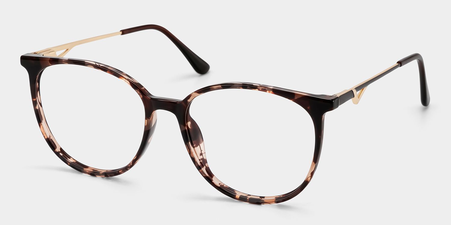 Babbage Schwarz-Tortoise Rund Brille3