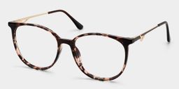 Babbage Schwarz-Tortoise Rund Brille3