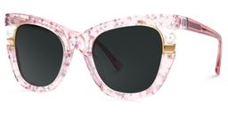 Pearl Rosa Cateye Brille1