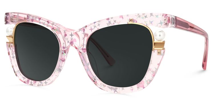 Pearl Rosa Cateye Brille