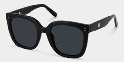 Ebony Schwarz Quadratisch Brille2
