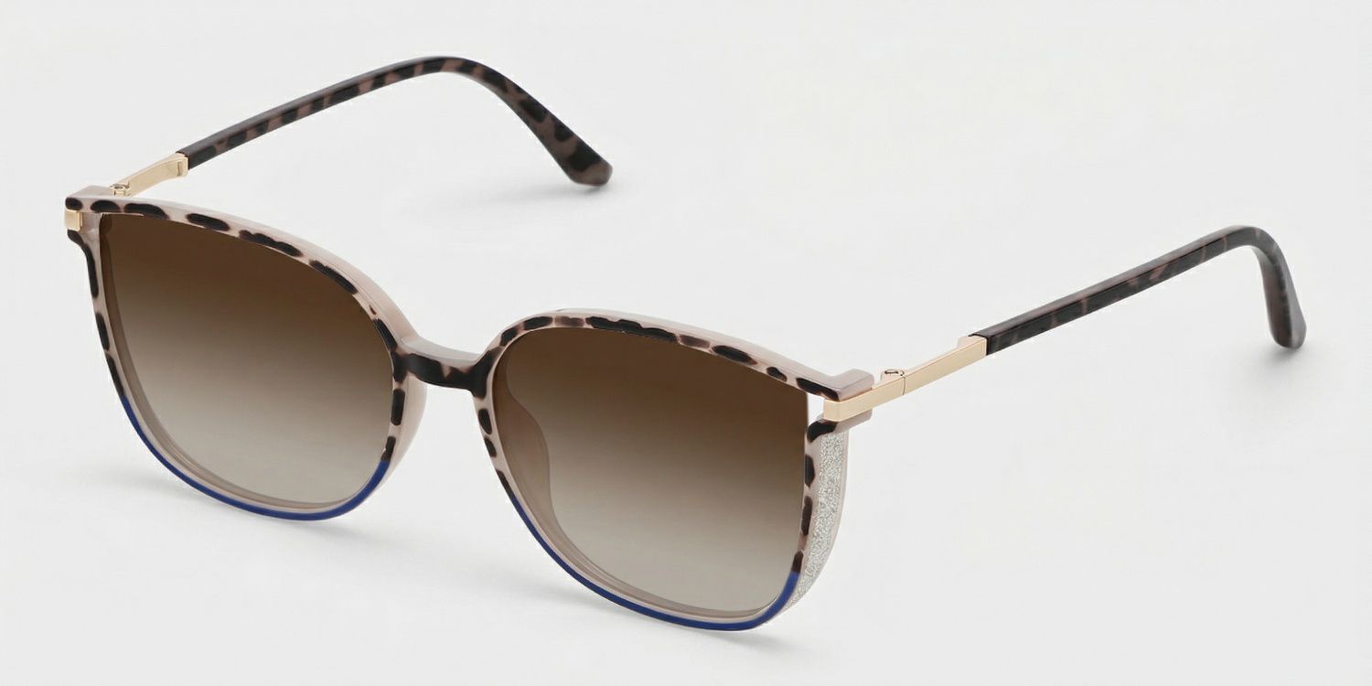 Walden Schwarz-Tortoise Cateye Brille2