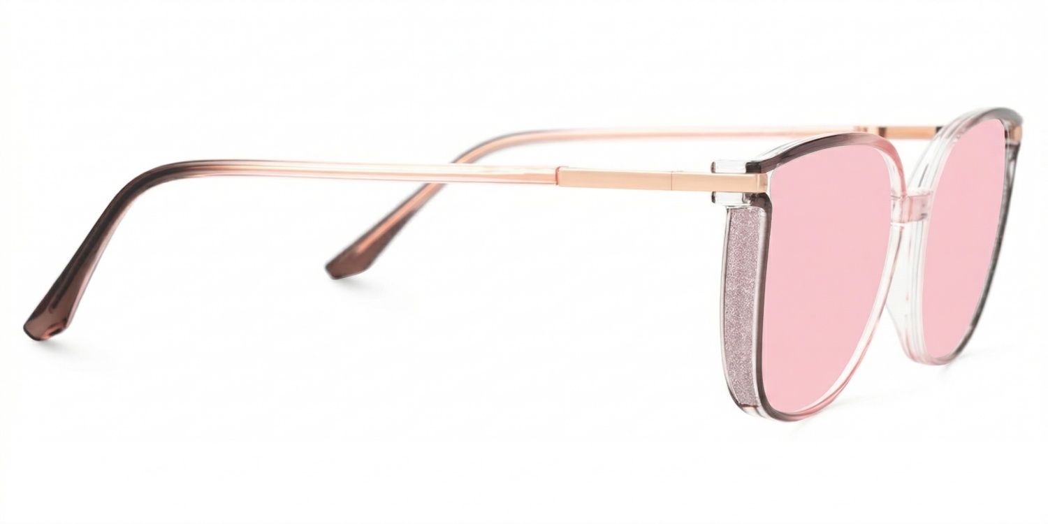 Walden Braun-Rosa Cateye Brille2
