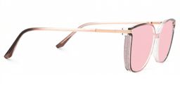 Walden Braun-Rosa Quadratisch Sonnenbrille2