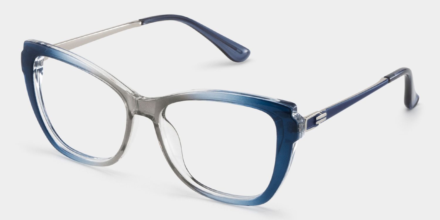 Winda Blau Schmetterling Brille4