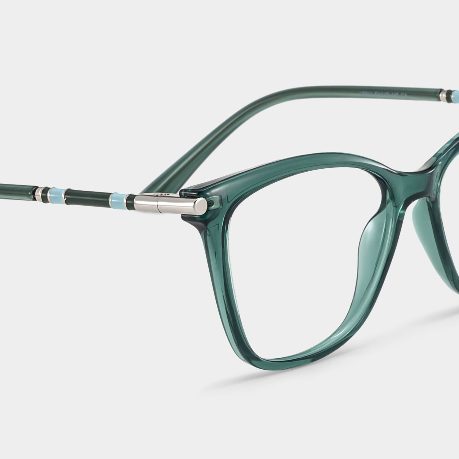 Emma Grün Quadratisch Brille6