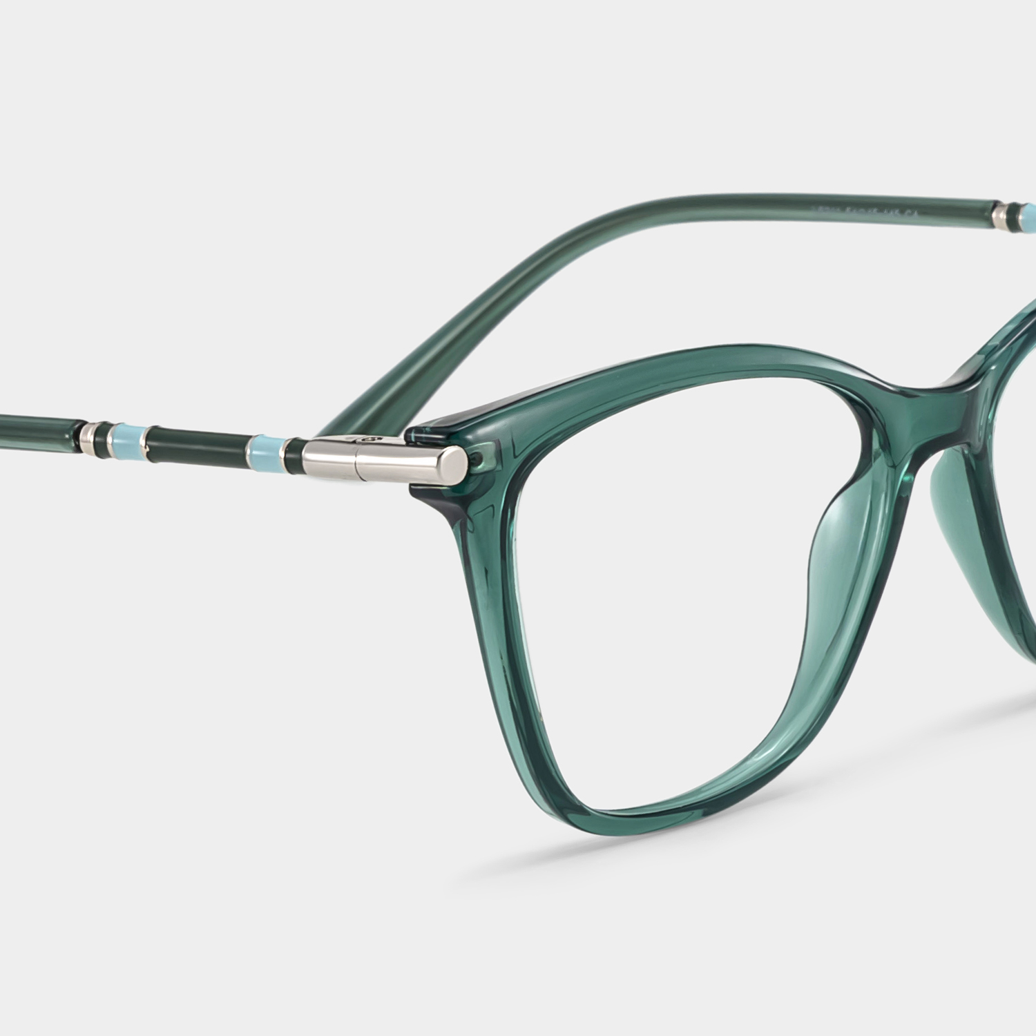 Emma Grün Quadratisch Brille6