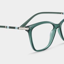 Emma Grün Quadratisch Brille6