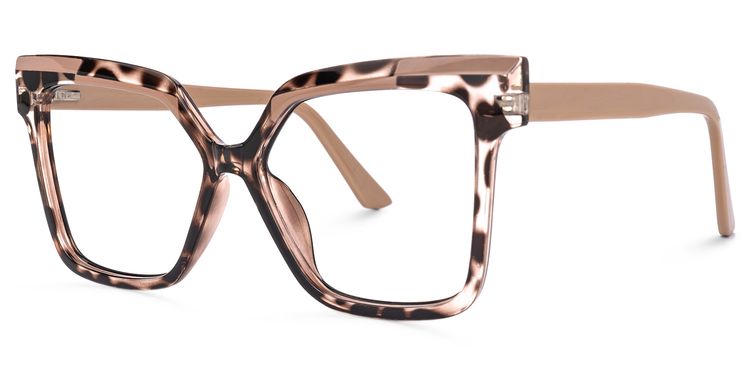 Eboney Tortoise Quadratisch Brille
