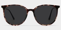 Babbage Schwarz-Tortoise Rund Sonnenbrille0