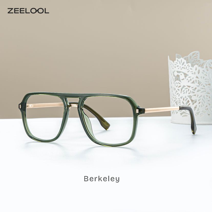 Berkeley Grün Pilot Brille