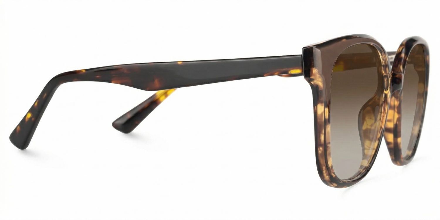 Siner Square Tortoise Sonnenbrillen für Damen und Herren | ZEELOOL2