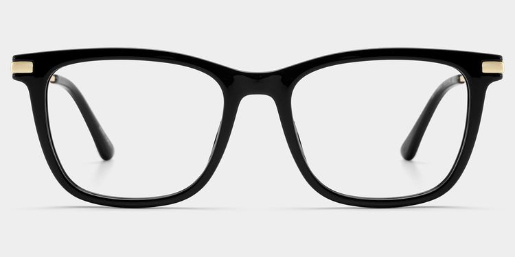 Selena Schwarz Rechteckig Brille