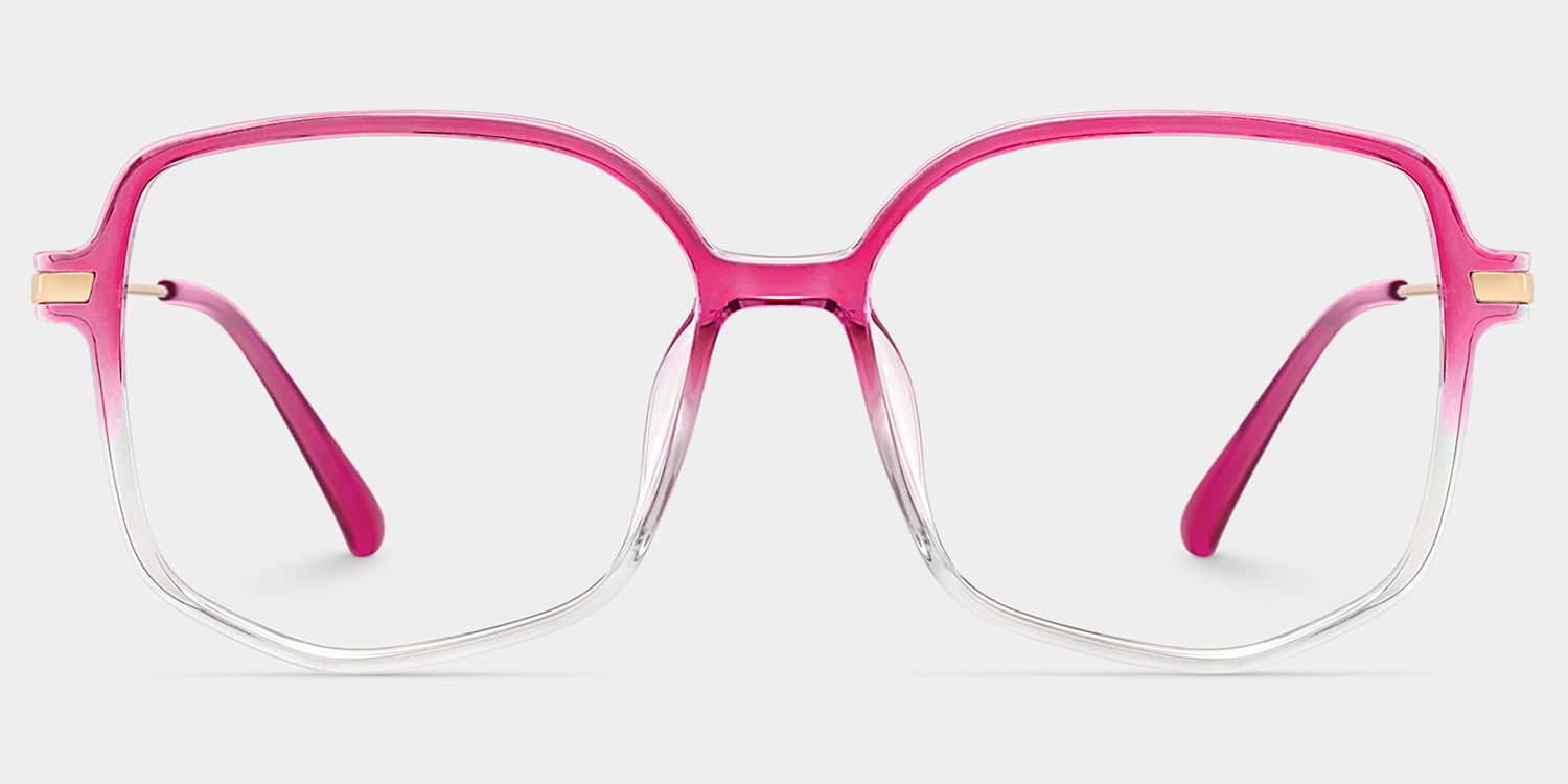 Payton Dunkelrosa Geometrisch Brille0