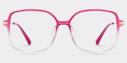 Payton Dunkelrosa Geometrisch Brille0
