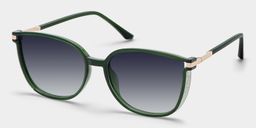Walden Dunkelgrün Cateye Brille2