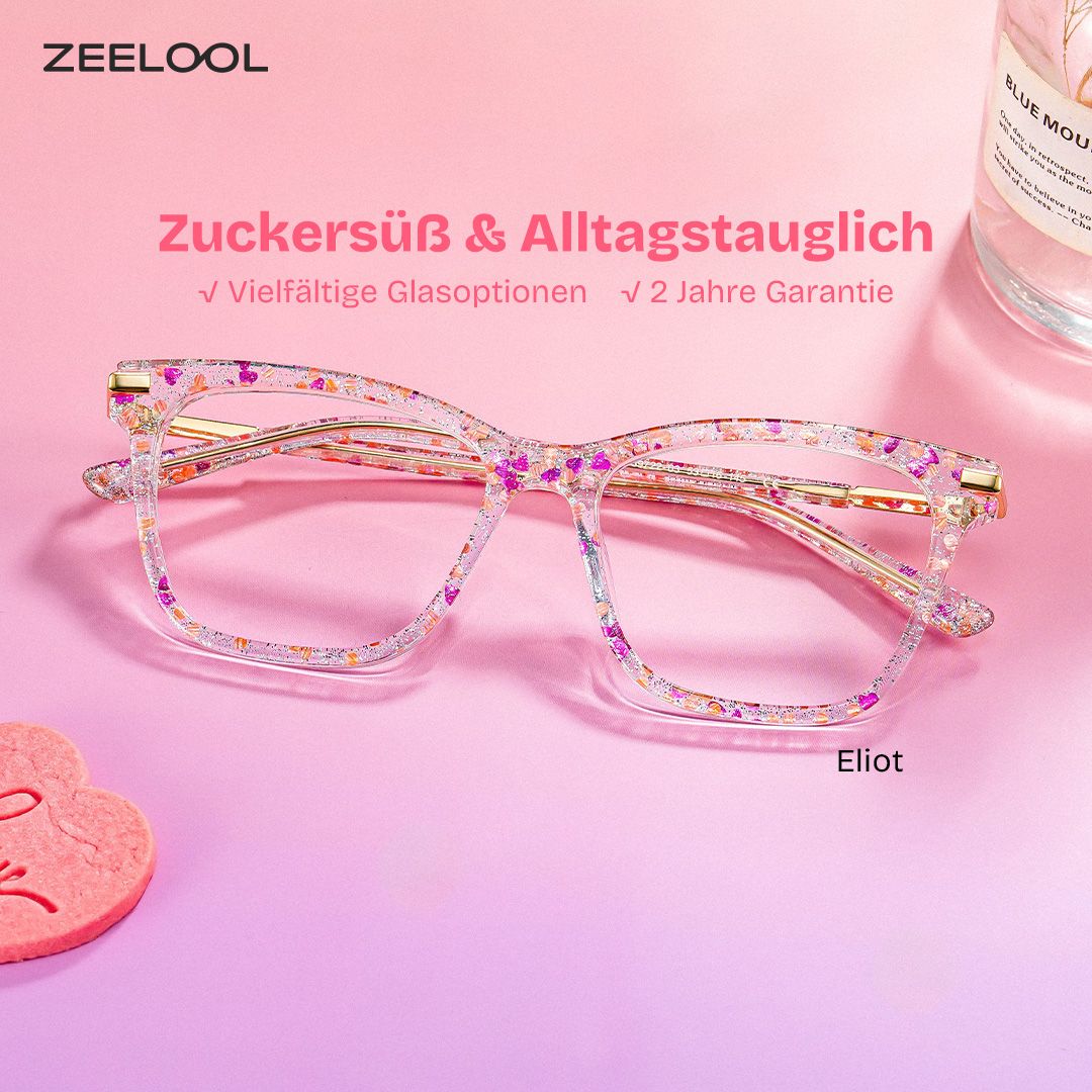Eliot Rosa Rechteckig Brille1