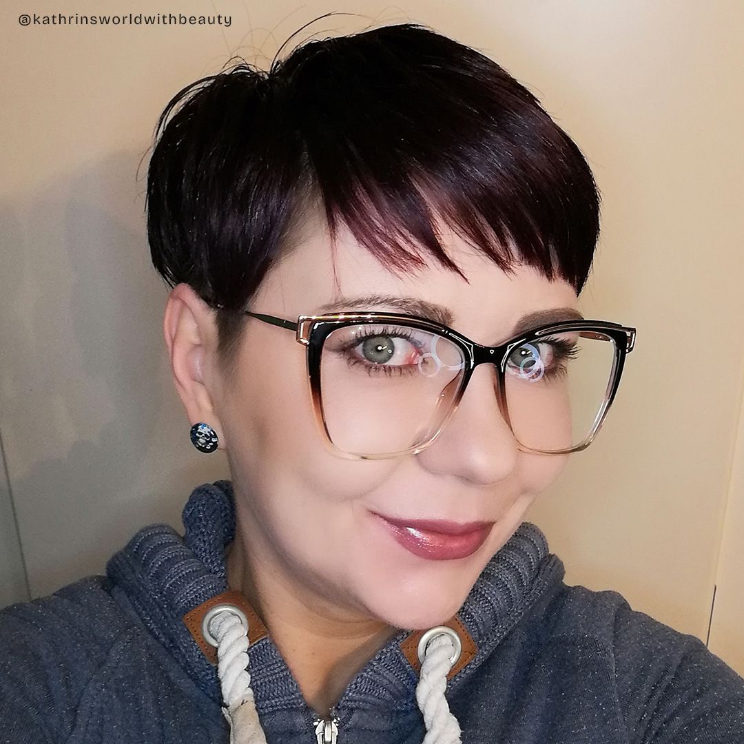 Matia Schwarz-Braun Quadratisch Brille9