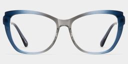 Winda Blau Schmetterling Brille2