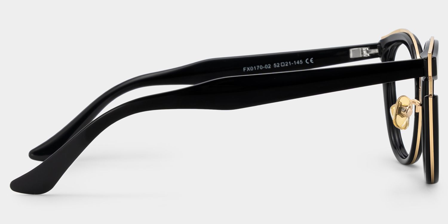 Laraine Schwarz Cat Eye Brille3