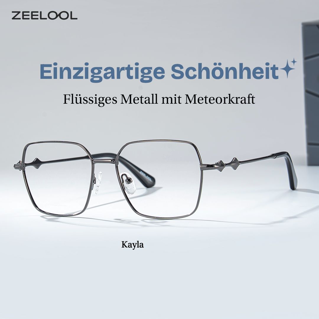 Kayla Schwarz Geometrisch Brille0