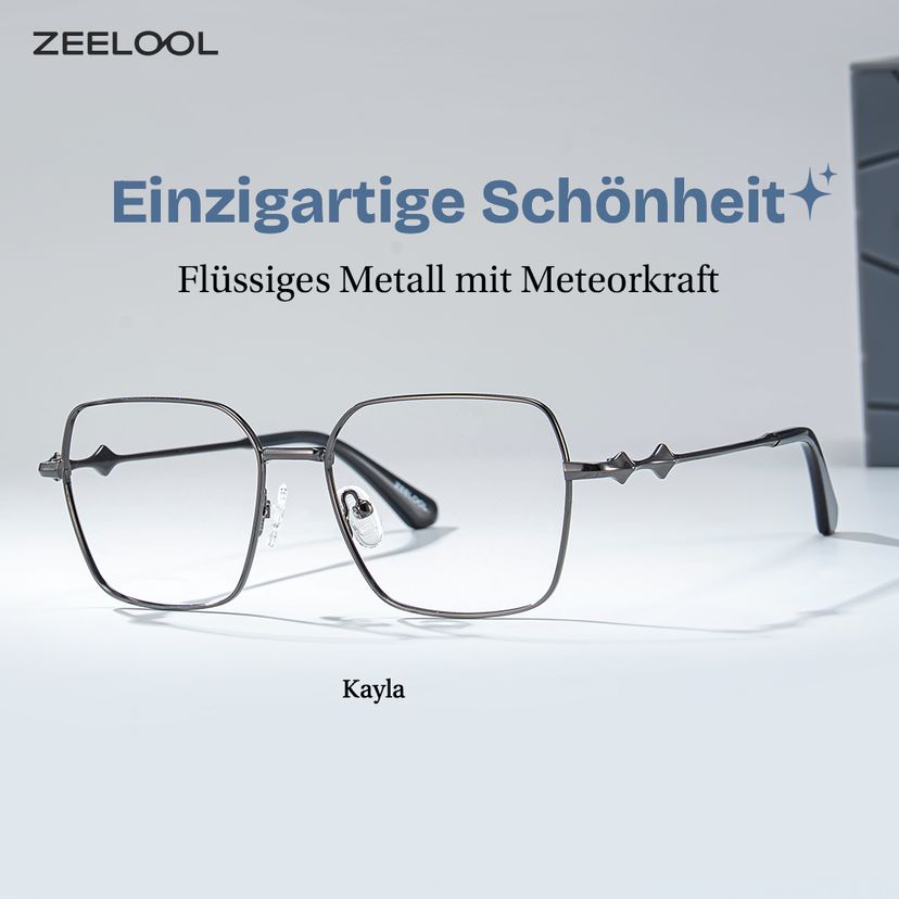 Kayla Schwarz Geometrisch Brille