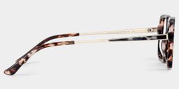 Beatrice Tortoise Rechteckig Brille4