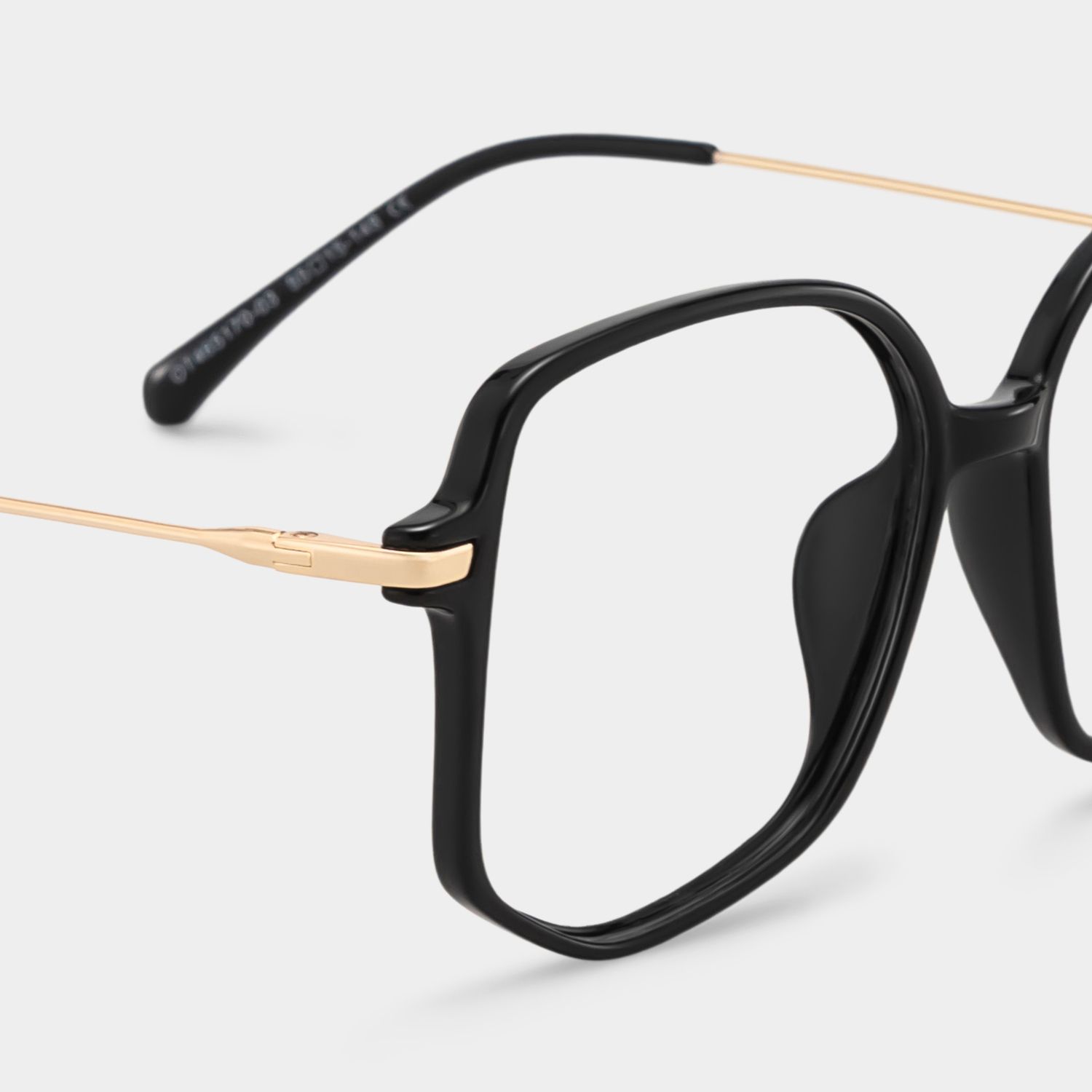 Payton Schwarz Geometrisch Brille5