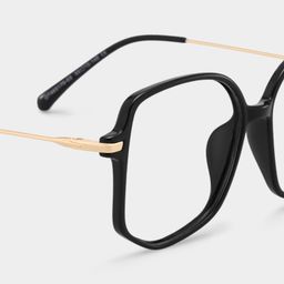 Payton Schwarz Geometrisch Brille5