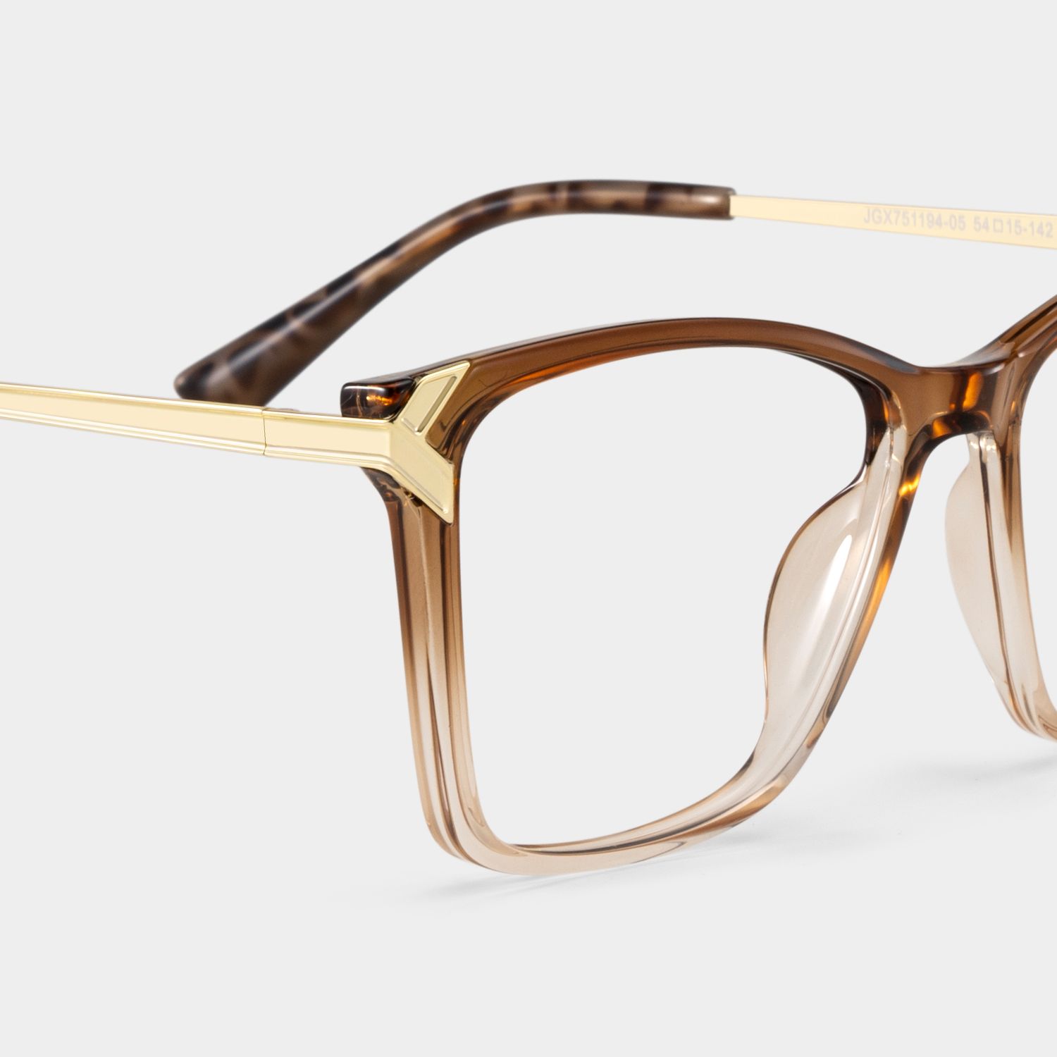 Mia Braun Quadratisch Brille4