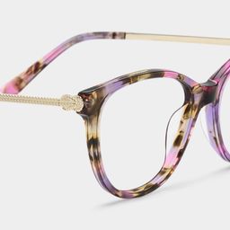 Eli Blumendruck Rund Brille5
