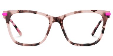 Eliot Rosa-Tortoise Rechteckig Brille