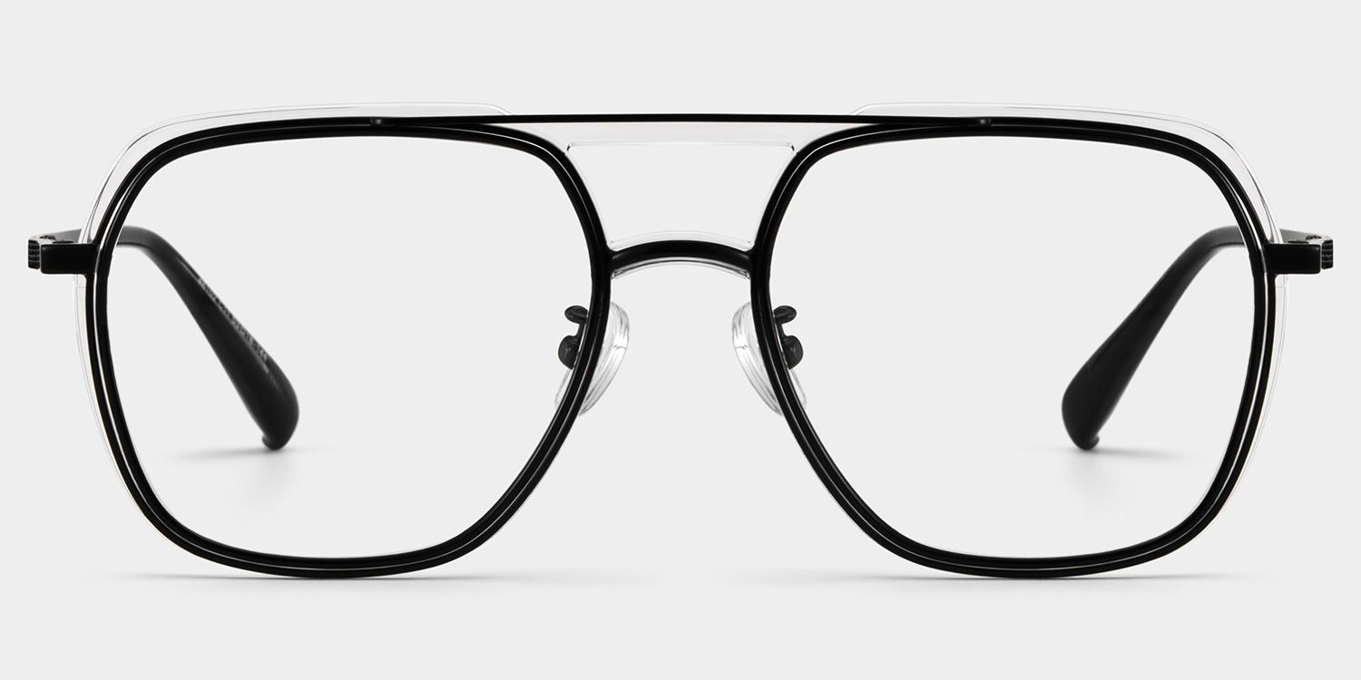 Ella Schwarz Pilot Brille1