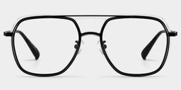 Ella Schwarz Pilot Brille1