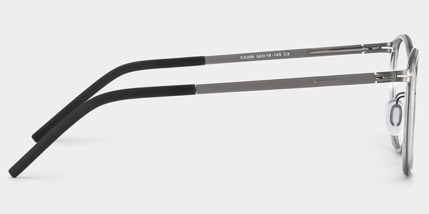 Leonie Grau Rund Brille5