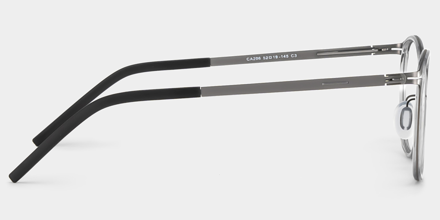 Leonie Grau Rund Brille5