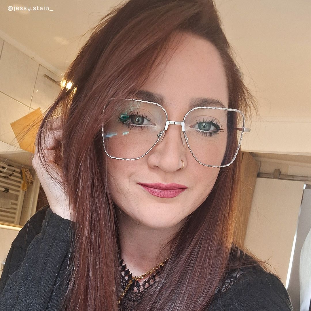 Teri Silber Pilot Brille7