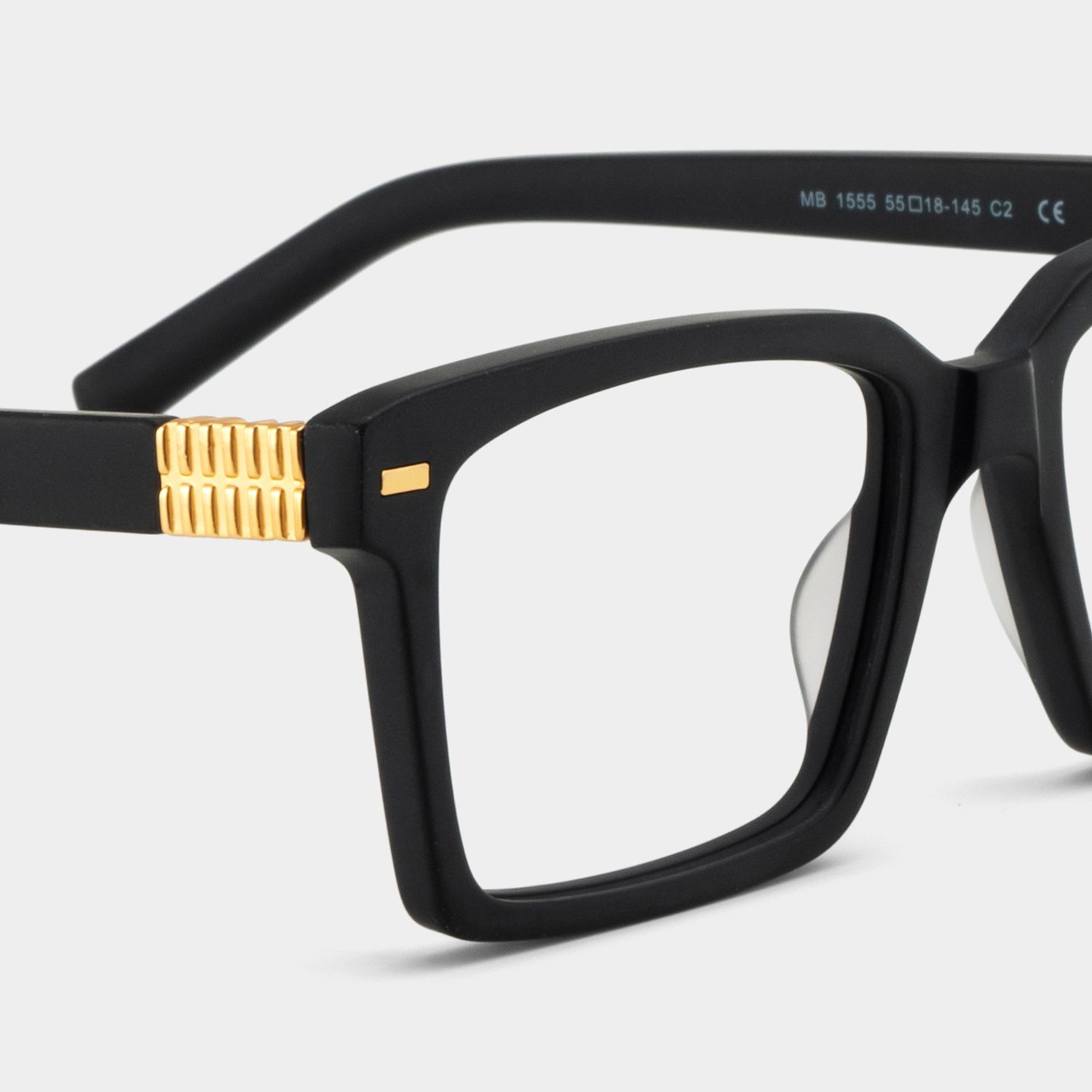 Ragnar Schwarz Rechteckig Brille6