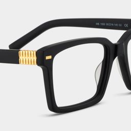 Ragnar Schwarz Rechteckig Brille6