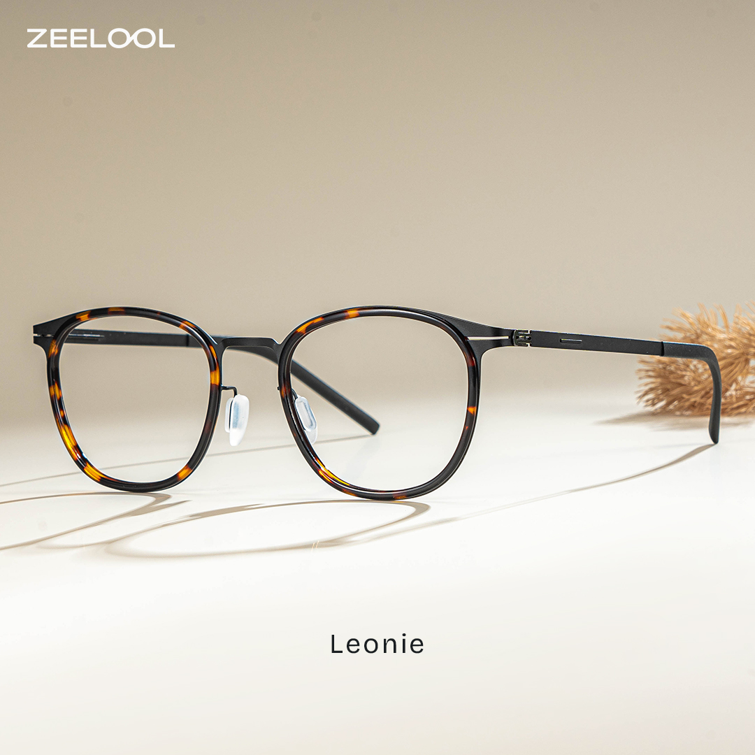 ZEELOOL Leonie Tortoise Rund Brille