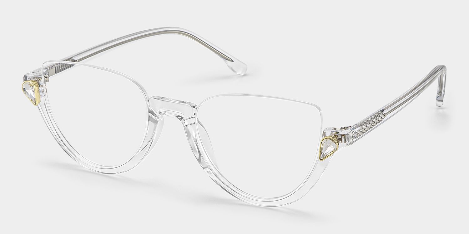 Felicia Klar Cat Eye Brille2
