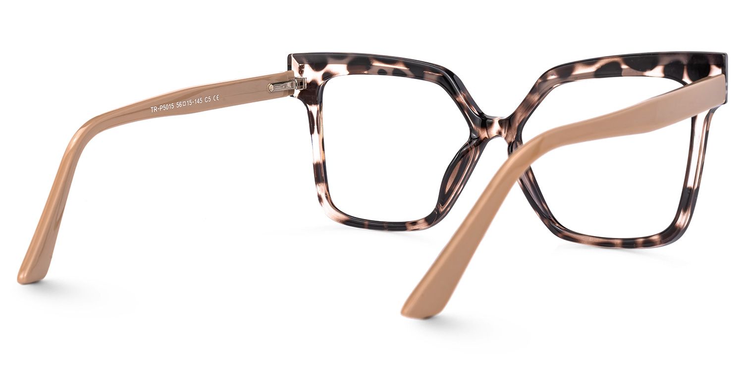 Eboney Tortoise Quadratisch Brille2