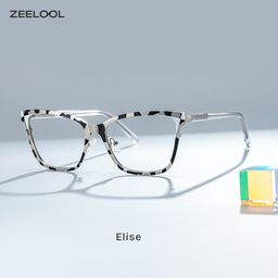 Elise Tortoise Rechteckig Brille0