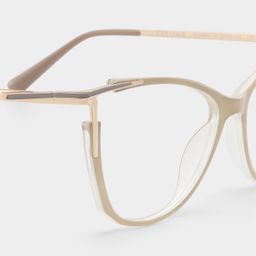 Pace Beige Cateye Brille4