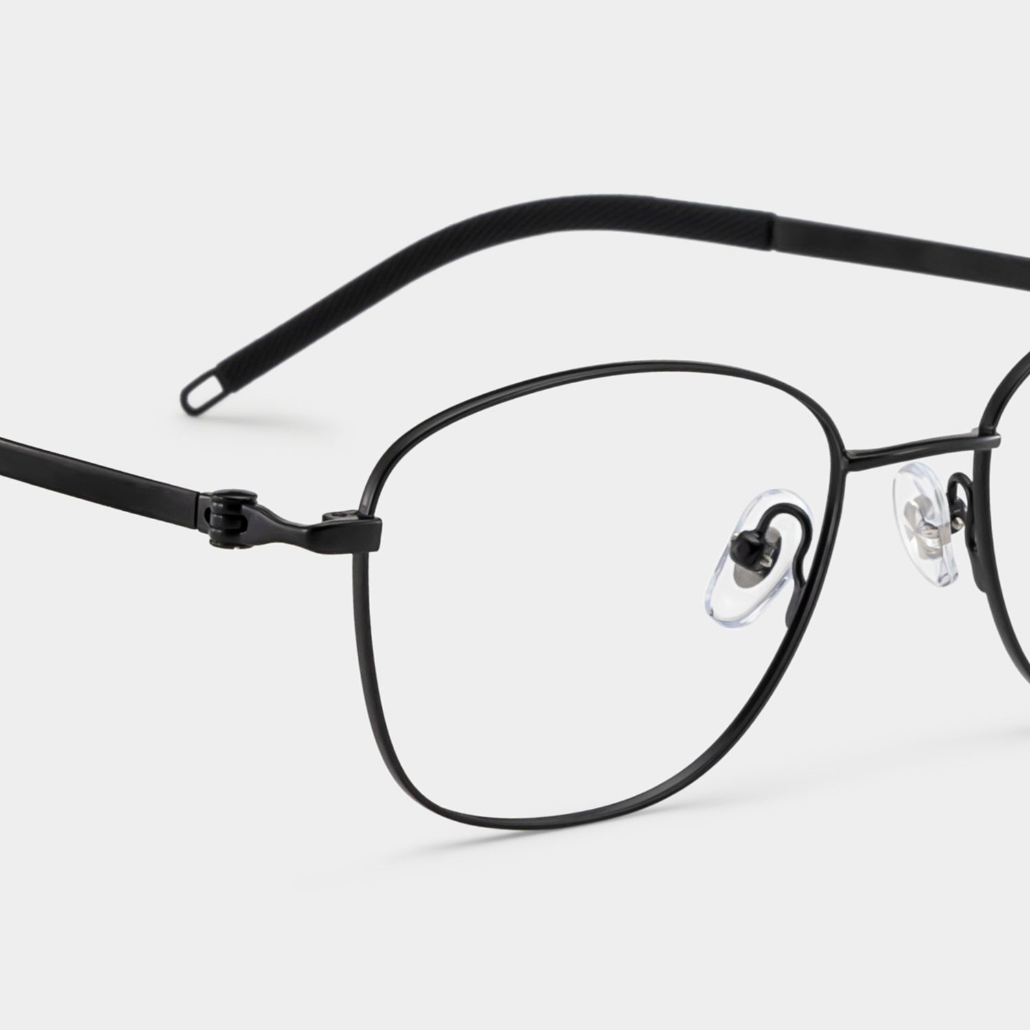 Tianna Schwarz Rechteckig Brille6