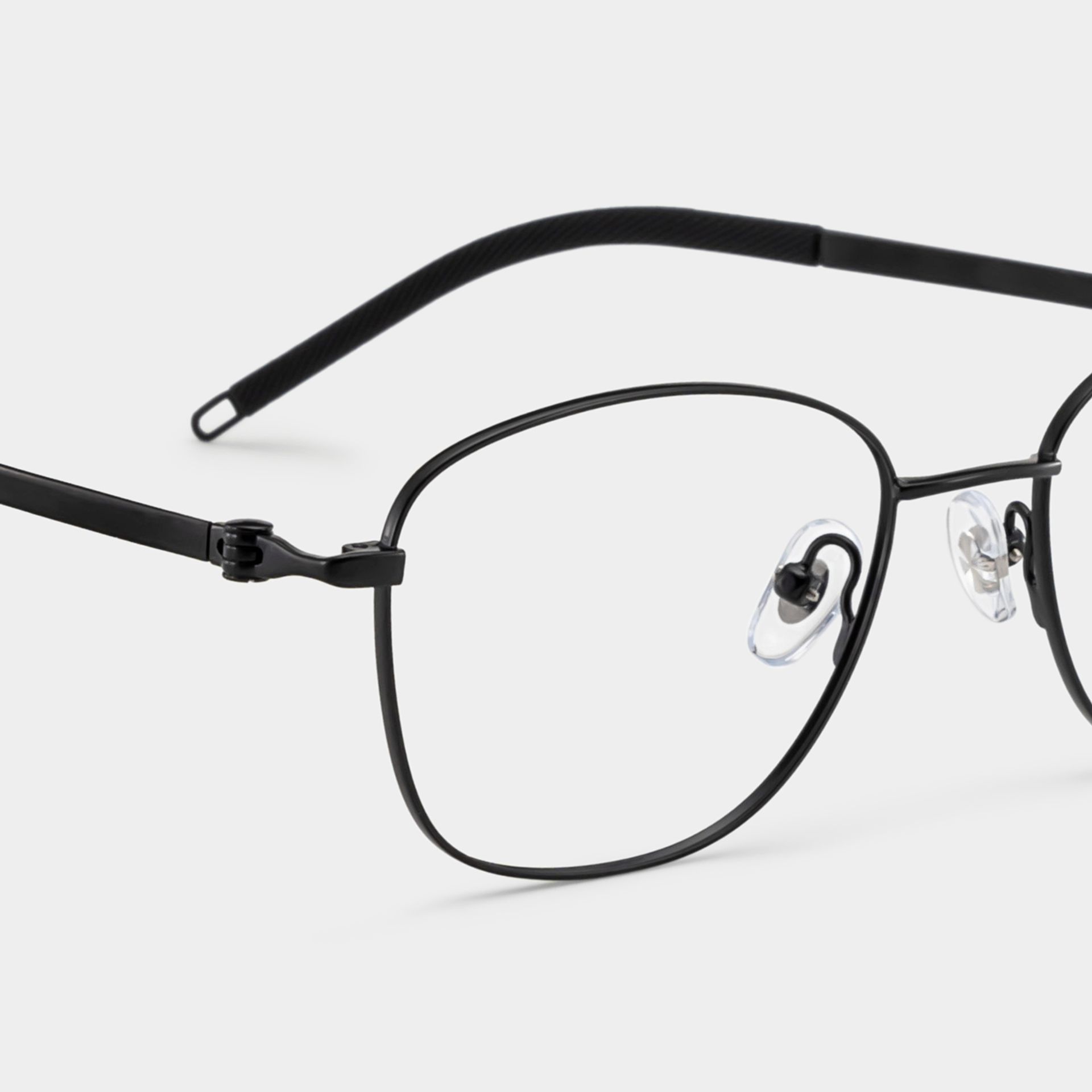 Tianna Schwarz Rechteckig Brille6